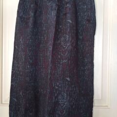 あげます！昭和レトロ　今にないデザイン。洋装品店仕立て。黒紫茶色MIX。の画像