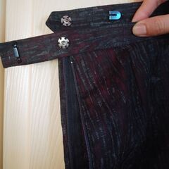 あげます！昭和レトロ　今にないデザイン。洋装品店仕立て。黒紫茶色MIX。の画像