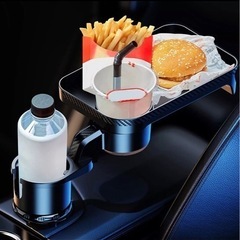 新品★カップホルダー　トレイ　テーブル2セットの画像