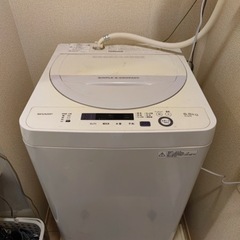 シャップ洗濯機2016年製　予定済