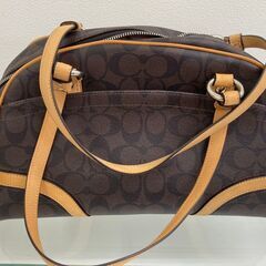 【レガストック川崎本店】コーチ COACH ハンドバッグ ヘリテージシグネチャーサッチェル F18919の画像