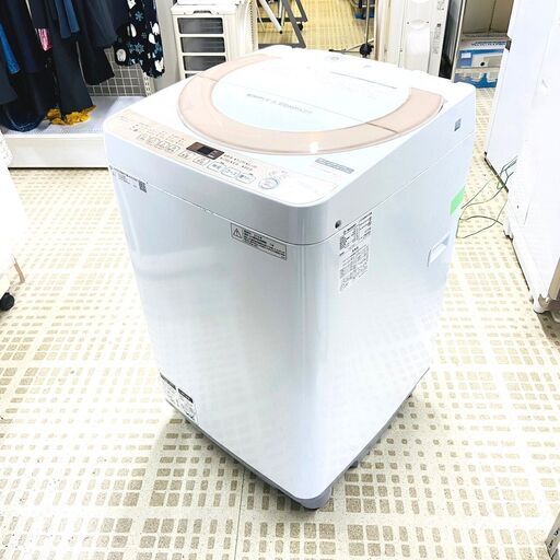 11/3【ジモティ特別価格】シャープ/SHARP 洗濯機 ES-KS70U 2018年製 7キロ