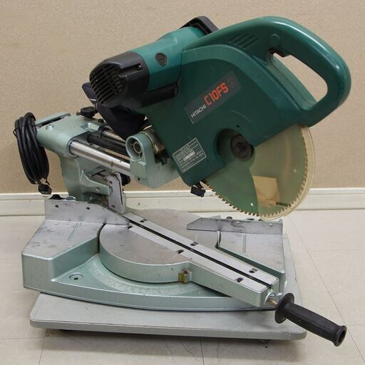 日立　HITACHI　スライド丸のこ　C10FS　255mm　クロスカッター　卓上丸 (D4453aryhY)