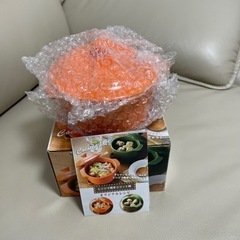 お引渡し決定しました。レンジで簡単ココット鍋の画像
