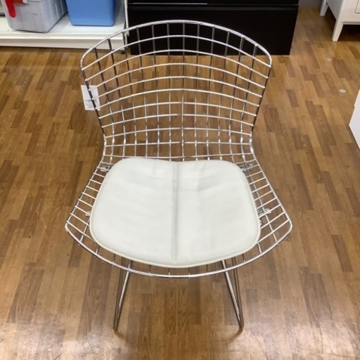 Knoll ハリーベルトイア サイドチェア 1人掛け 定価116,000 シルバーホワイト