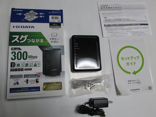 I-O DATA　WN-G300R　WIFIルーター　無線LAN　美品　アイオーデータ