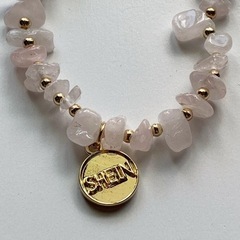 SHEIN チェーンブレスレット ピンクの画像