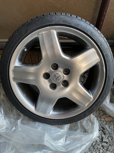 最終値下げ　流用に☆トヨタ 30後期セルシオユーロ純正18インチ タイヤ215/40R18付
