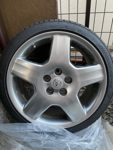 最終値下げ　流用に☆トヨタ 30後期セルシオユーロ純正18インチ タイヤ215/40R18付