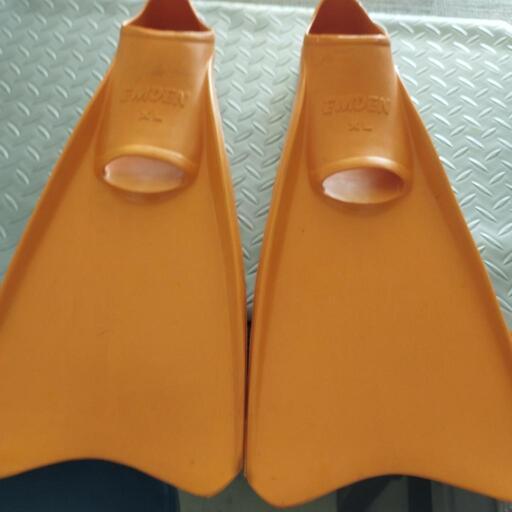 ダイビング　スノーケル　フィン　エムデン　EMDEN　オレンジ 値下