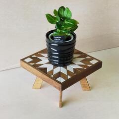 オルテガ　フラワースタンド　プランターラック　スツール スタンド　多肉棚　花台の画像