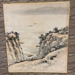 景色絵掛け軸の画像