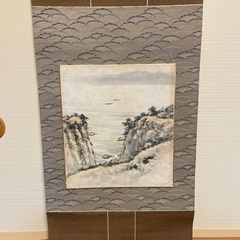 景色絵掛け軸の画像