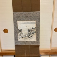 景色絵掛け軸の画像
