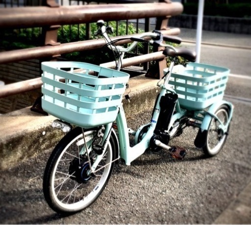 ☆ジモティ割あり☆ Panasonic 3段ギア付自転車 27インチ ホワイト