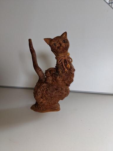 木の株 猫