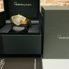 HAMILTON ベンチュラ エルヴィス 生誕 75周年記念ゴールド美品の画像