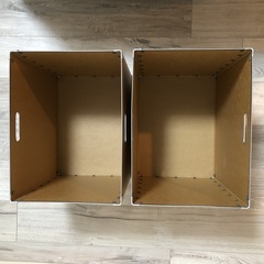 MUJI硬質パルプボックス×2個　※差し上げますの画像