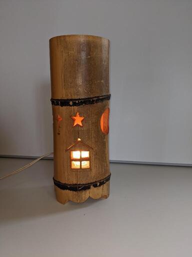 竹の照明