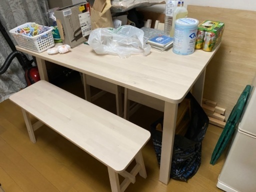 ■IKEA ダイニングセット　中古　譲渡先決定