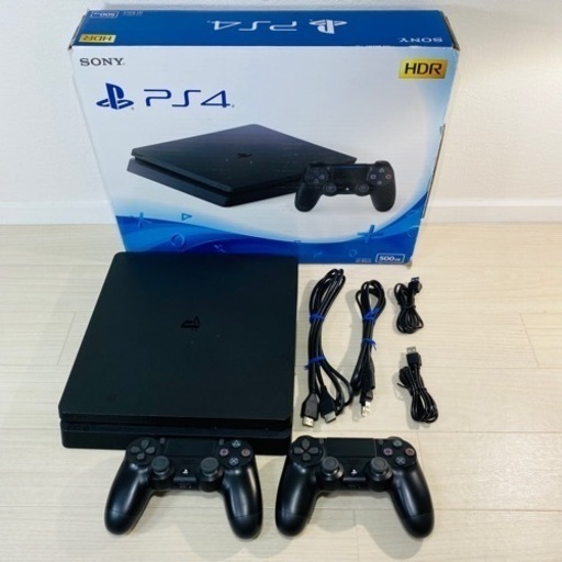PS4 ジェット・ブラック 500GB CUH-2100A すぐ遊べるセット