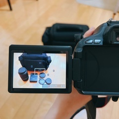 【早い者勝ち】Canon EOS KISSx5 ダブルズームキット＋カメラケース付【ネット決済/現金可能】