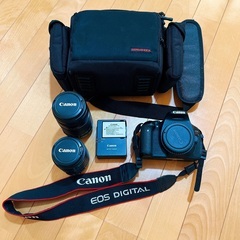 【早い者勝ち】Canon EOS KISSx5 ダブルズームキット＋カメラケース付【ネット決済/現金可能】