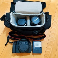 【早い者勝ち】Canon EOS KISSx5 ダブルズームキット＋カメラケース付【ネット決済/現金可能】