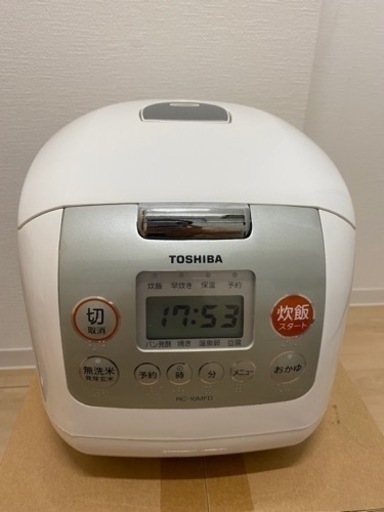 TOSHIBA RC-10MFD(W) 炊飯器