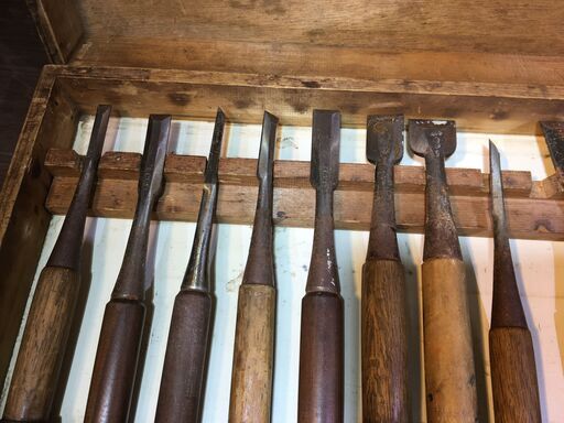 ノミ　一式　12本セット　中古品　【ハンズクラフト宜野湾店】
