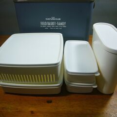 未使用？フィールドバスケット ランチBOX アウトドア キャンプ BBQの画像