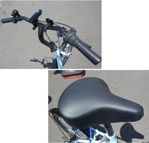 折りたたみ 自転車 水色 20インチ 6段変速 E-STYLE キレイめ MD19010888 折り畳み おりたたみ 札幌 西野店