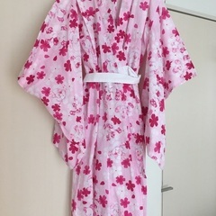 【中古】女児 浴衣 120cm