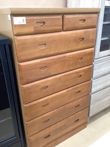 7段チェスト ブラウン 最新 木製ダークブラウンチェスト 7引き出し