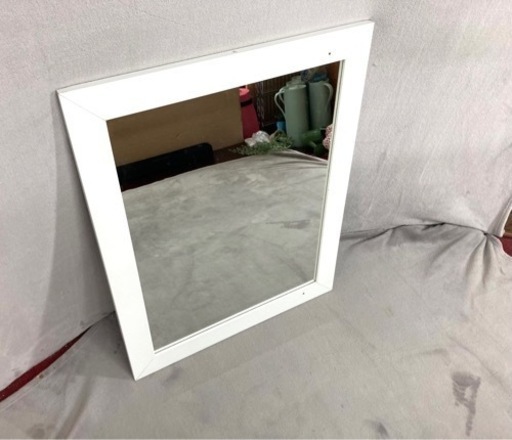 【値下げしました】鏡　白　ミラー　ホワイト　トレーニング　フィットネス