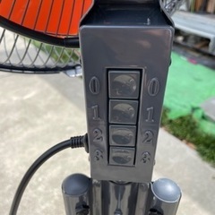 扇風機　外　業務用　調整付き　寝中症　家庭用100W使用可能　2019 美品　メーカー山善の画像