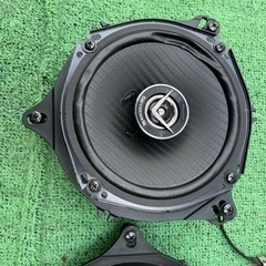 17セッチ　自動車　スピーカー　160w カロッツリア　ドアスピーカー　2個　中古　動作確認済みの画像