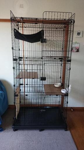 猫用ケージ 3段（決まりました。ありがとうございます。）