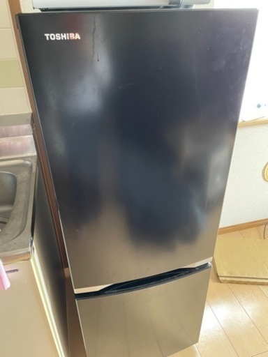 値引き可‼️【東芝 製】 冷凍冷蔵庫 2ドア ブラック