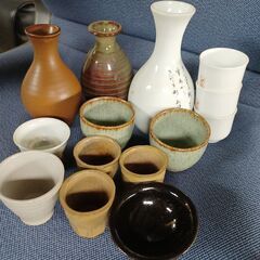 徳利・おちょこセット　※引き取り条件あり