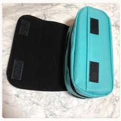 ꒰未使用꒱鬼滅の刃 ポーチ 水色ペンケース 夢可愛い キャラクター 文房具ケースの画像