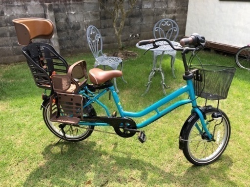 お取り引き中【中古】変速付き子供乗せ自転車