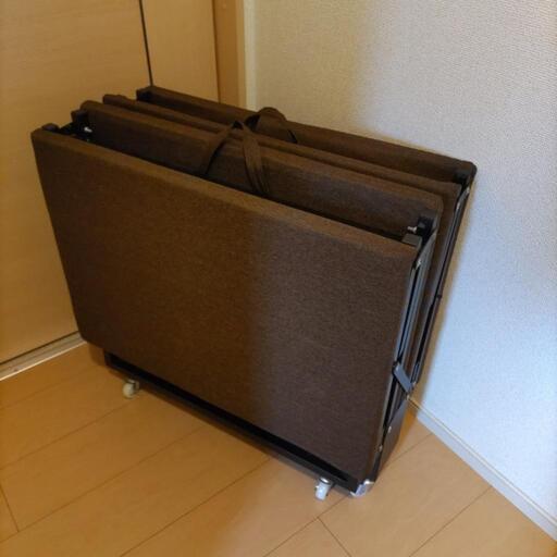 （取引先決定）折りたたみベッド　セミシングル