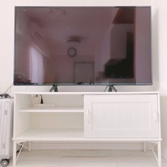 ◆IKEA◆イケアTOPKARP TVボード◆テレビ台115cmホワイト白おしゃれシンプルの画像