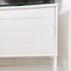 ◆IKEA◆イケアTOPKARP TVボード◆テレビ台115cmホワイト白おしゃれシンプルの画像