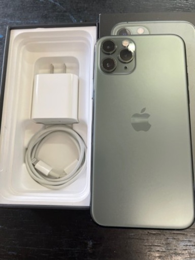【SIMフリー】iPhone11 pro 64gb ミッドナイトグリーン mwc62j/a  2022/07/11