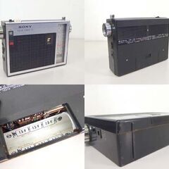 SONY SOLID STATE 11 トランジスタラジオ TFM-110F 専用ケース付 昭和レトロ ソニー☆ 札幌市 北区 屯田 の画像