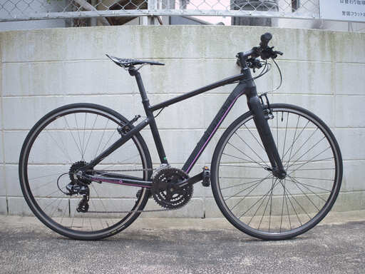 Bianchi Roma4 ビアンキ　ローマ４　ブラック×パープル クロスバイク ２４速