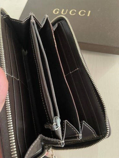 （受渡決定）GUCCI☆GGキャンバス ハートモチーフ ラウンドファスナー 長財布 