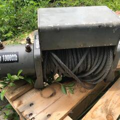 メーカー不明 電動ウィンチ 10,000LB【ジャンク】